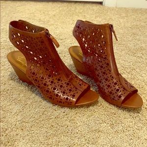 Franco Sarto Brown Sandals